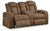 Ashley Wolfridge Brindle Power Reclining Loveseat