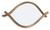 Ashley Bartner Antique Gold Finish Accent Mirror