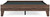 Ashley Calverson Mocha Queen Platform Bed