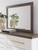 Ashley Mazilar Brown Bedroom Mirror