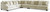 Ashley Rawcliffe Parchment 4-Piece Sectional