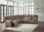 Ashley Ravenel Fossil 4-Piece Power Reclining Sectional