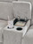 Ashley Barnsana Ash Power Reclining Loveseat with Console