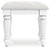 Ashley Maylilly White Vanity Stool