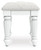 Ashley Maylilly White Vanity Stool