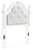 Ashley Maylilly White Twin Upholstered Panel Headboard