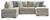 Benchcraft Calnita Sisal 2-Piece Sectional with Chaise 20502/03/16