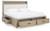 Ashley Calmoro Gray King Bookcase Bed
