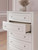 Ashley Maylilly White Chest of Drawers