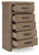 Ashley Garistyn Light Brown Chest of Drawers
