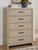Ashley Calmoro Gray Chest of Drawers