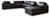 Ashley Modmax II Black 8-Piece Sectional with Chaise and Audio Consoles