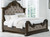 Ashley Maylee Dark Brown Queen Upholstered Bed