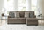 Ashley Stonemeade Nutmeg Sofa Chaise