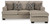 Ashley Stonemeade Nutmeg Sofa Chaise