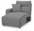 Ashley Modmax II Salt and Pepper 8-Piece Power Reclining Sectional with Console