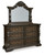 Ashley Maylee Dark Brown Dresser and Mirror