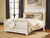 Ashley Willowton Whitewash Queen Sleigh Bed