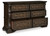 Ashley Maylee Dark Brown Dresser