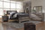 Benchcraft Derekson Multi Gray Queen Panel Bed