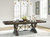 Ashley Maylee Dark Brown Dining Extension Table