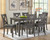 Ashley Caitbrook Gray Dining Table and Chairs (Set of 7)