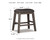 Ashley Caitbrook Gray Counter Height Upholstered Bar Stool (Set of 2)