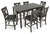 Ashley Caitbrook Gray Counter Height Dining Table and Bar Stools (Set of 7)