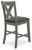 Ashley Caitbrook Gray Counter Height Dining Table and Bar Stools (Set of 7)