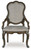 Ashley Maylee Dark Brown Dining Arm Chair (Set of 2)