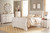 Ashley Willowton Whitewash King Sleigh Bed
