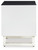 Ashley Gardoni White Black End Table