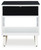 Ashley Gardoni White Black End Table