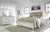 Benchcraft Kanwyn Whitewash Queen Panel Bed