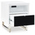 Ashley Gardoni White Black Chairside End Table