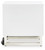 Ashley Gardoni White Black Chairside End Table