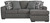 Ashley Gardiner Pewter Sofa Chaise