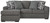 Ashley Gardiner Pewter Sofa Chaise