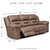 Ashley Stoneland Chocolate Reclining Sofa