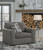 Ashley Gardiner Pewter Oversized Chair