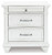 Benchcraft Kanwyn Whitewash Nightstand