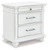 Benchcraft Kanwyn Whitewash Nightstand