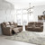 Ashley Stoneland Fossil Reclining Sofa
