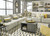 Ashley Bales Navy Accent Chair