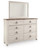 Ashley Willowton Whitewash Dresser and Mirror