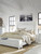 Benchcraft Kanwyn Whitewash King Panel Bed with Storage Bench
