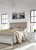 Benchcraft Kanwyn Whitewash King Panel Bed