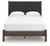 Ashley Cadmori Brown Queen Upholstered Panel Platform Bed