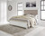 Benchcraft Kanwyn Whitewash King Panel Bed B777/56/58/97
