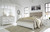 Benchcraft Kanwyn Whitewash King Panel Bed B777/56/58/97